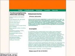 Sites similar to fotzarszerviz.hu