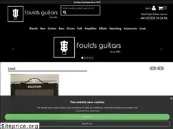 Sites similar to fouldsguitars.com