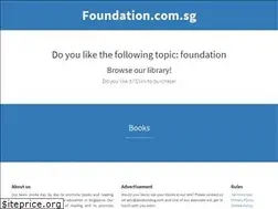 Sites similar to foundation.com.sg