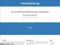 Sites similar to foundation.sg