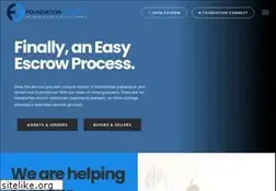 Sites similar to foundationescrow.com