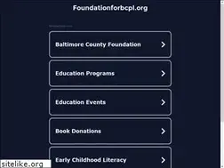 Sites similar to foundationforbcpl.org