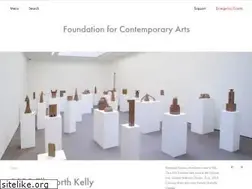Sites similar to foundationforcontemporaryarts.org