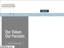Sites similar to foundationforevangelism.org