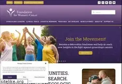 Sites similar to foundationforwomenscancer.org
