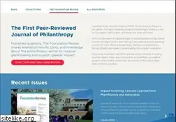Sites similar to foundationreview.org