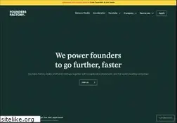 Sites similar to foundersfactory.com