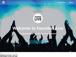 Sites similar to founderslive.com