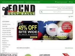 Sites similar to foundgolfballs.com