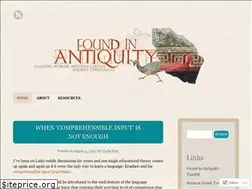 Sites similar to foundinantiquity.com