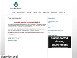 Sites similar to fountainlandfill.com