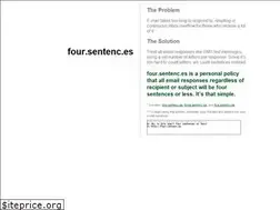Sites similar to four.sentenc.es