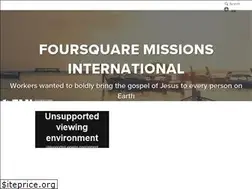 Sites similar to foursquaremissions.org