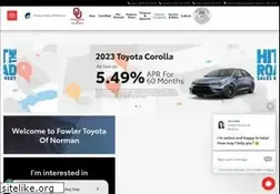 Sites similar to fowlertoyota.com