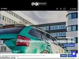 Sites similar to fox-exhaust.de
