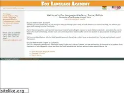 Sites similar to foxacademysucre.com