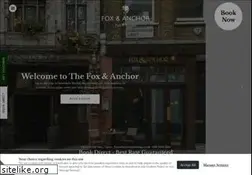 Sites similar to foxandanchor.com