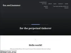 Sites similar to foxandhammer.com