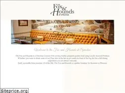Sites similar to foxandhoundssproston.co.uk