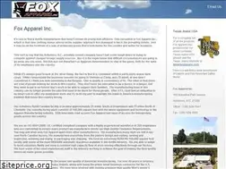 Sites similar to foxapparel.net