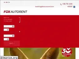 Sites similar to foxautorent.com