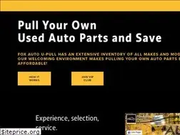 Sites similar to foxautoupull.com