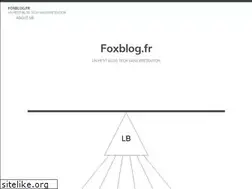 Sites similar to foxblog.fr