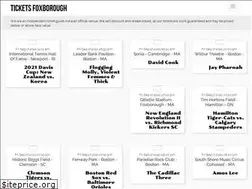 Sites similar to foxboroughtickets.com