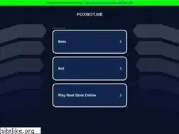 Sites similar to foxbot.me