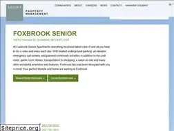 Sites similar to foxbrooksenior.com