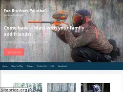 Sites similar to foxbrotherspaintball.net