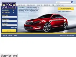 Sites similar to foxcarsales.com