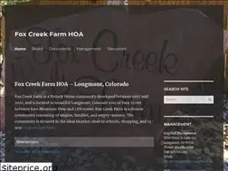 Sites similar to foxcreekfarm.org