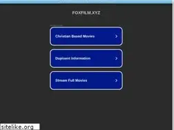 Sites similar to foxfilm.xyz