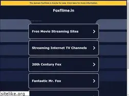 Sites similar to foxfilme.in