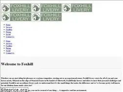 Sites similar to foxhill-livery.co.uk