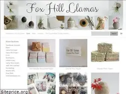 Sites similar to foxhillllamas.com