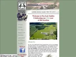 Sites similar to foxlairstables.com