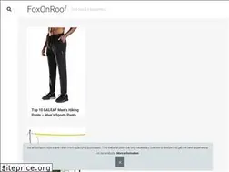 Sites similar to foxonroof.com
