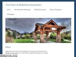 Sites similar to foxpointatredstone.com