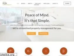 Sites similar to foxpropertymgmt.com