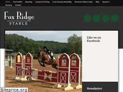Sites similar to foxridgestable.com