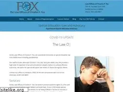 Sites similar to foxspecialedlaw.com
