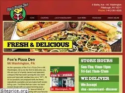 Sites similar to foxspizzamtwashington.com