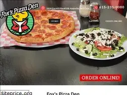 Sites similar to foxspizzanashville.com