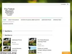 Sites similar to foxtalbot.co.uk
