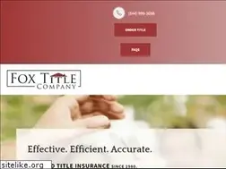Sites similar to foxtitle.com