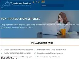 Sites similar to foxtranslation.com