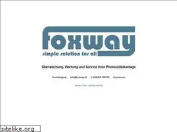 Sites similar to foxway.de