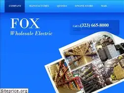 Sites similar to foxwholesaleelectric.com